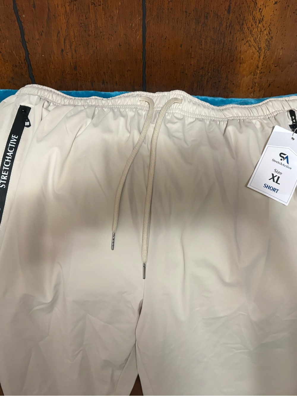 Women’s Cream Drawstring pants - XL